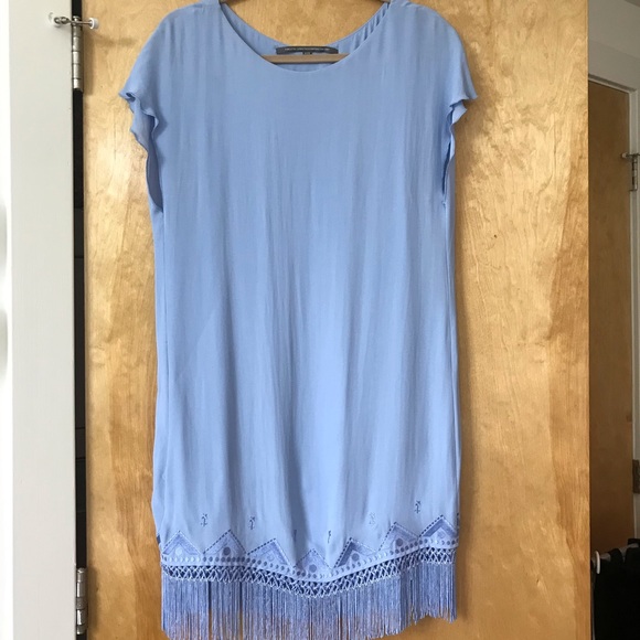 Fringe Shift Dress Twelfth Street Cynthia Vincent - Picture 3 of 8